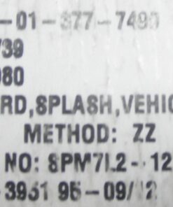 New, 2540-01-377-7499, FMTV Splash Guard, Skid plate, BAE Systems, 12417980, TACOM 19207-12417980, Measures approx. 36' x 12", light scratches may be present, TACOM12417980, LMTV, MTV, HIMARS, 1WH3C