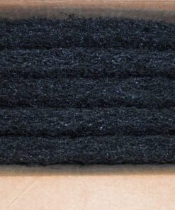 Box of 5, 20" Black Floor Polishing / Stripping Pads, 7910-00-820-9912, 00-P-0040, C34-20IN, 2WH3C