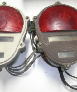 USED Military Truck Taillights, Rough USED Military Taillights, SEE PHOTOS, 12375837, 6220-01-372-3883, TACOM, 19207-12375837