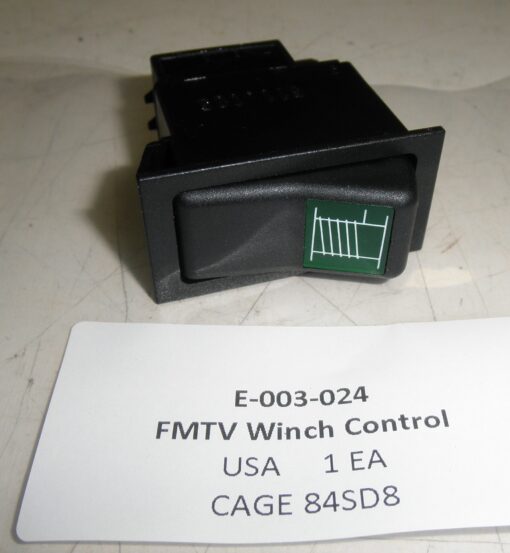 New, FMTV, Winch Control Switch, E-003-024, Oshkosh, LMTV, MTV, GTBD3
