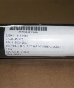 New, NIB, 6002607, 915805-2803, Driveshaft, 2520-01-413-0080, TACOM, 12447114, Propeller Shaft with Universal Joint, US Army Tank and Automotive Command, HMMWV, Humvee, M1151