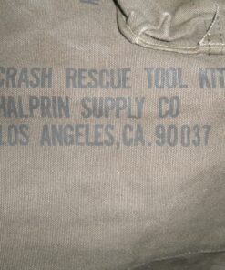 NOS, Tool Wrap, Halprin Supply, Crash Rescue, National Wildfire, Tool Bag, No tools just wrap, L1B11