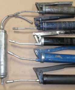 Used 10,000psi Grease Guns, Lot of 5, 16oz. U.S. Army surplus, MIL-G-3859D, 4930-00-965-0288, throwing in a couple of Lincoln gear oil suction guns. SEE PHOTOS! R1A7