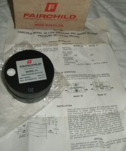 NEW, Fairchild, Series 91, 91052, High Pressure Selector Relay, 4820-01-645-7468, Valve; Regulating; Fluid Pressure, New Old Stock, L1B8