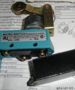 NEW, BZE6-2RN2, Honeywell Micro Switch, Made in USA, 9635, BZE62RN, BZE62RN2, New Old Stock, L1A6