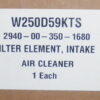 Lid is not glued to filter element. See Photos. W250D59KTS, Air Filter, 2940-01-350-1680, Oshkosh, 8x8, 2GE894, M1070, HET, HEMTT, PLS, W-250D59XC, W-250D59S, W250D59KTSSWP, W-250D59A, M1075, M1142, M1158, M1120, 1WH4C
