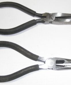 NOS, 2 Pc. Needle Nose Plier Set, Made in USA, 6" Flat Nose and Long Nose Pliers, Serrated, wire cutter, ProAmerica, 5016, 5019, list on these is approx. $20 each, ASME Compliant, 5120-00-357-8317, GTBD7