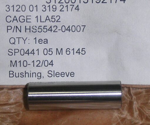 New, 3120-01-319-2174, Boeing HS5542-04007, Bushing; Sleeve, 02731-HS5542, McDonnell Douglas Helicopter Co., L2A4