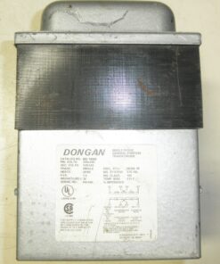 NOS, New, Dongan 80-1040, Single Phase Transformer, General Purpose Transformer, 1.5 kVA 240 x 480V Primary Volts 120/240V Secondary Volts, 50-60Hz, 100% Duty Cycle, UL Listed File E3210, CSA Certified File LR320, Dongan Electrical Manufacturing, Detroit MI, Made in USA, R1C1