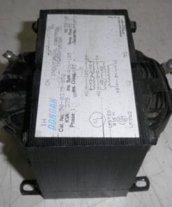 New, NOS, Dongan Transformer, 50-0375-052, .375KVA, 120X240-24, Industrial Control Transformer, Made in USA, L1B2