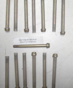New, 5306-00-584-5143, Qty. 14, MS20004H38, National Aerospace Standards, MS20004-38, Bolt; Internal Wrenching, Military Standards, 96906-MS20004H38, $31.49 EACH, WRD4