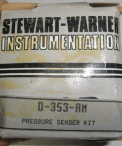 NEW, NIB, NOS, D-353-AM, Pressure Sender, 6620-01-135-4706, Stewart Warner 353AM, Transmitter; Pressure, Sending Unit, P12 Fire Truck, 279A, 754135, WRD21