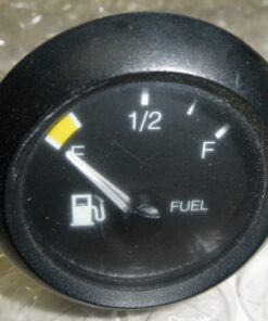 12423151, FMTV Fuel Gauge, 6680-01-528-1414, TACOM 19207-12423151, Indicator; Liquid Quantity, NOS, new take-off from surplus panel, a few scratches may be present. Includes hardware. R1A4