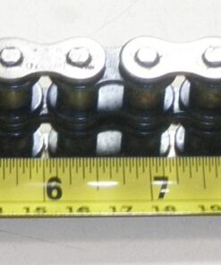 NEW, ASA50-2, 1' Length Double Row Roller Chain, 50-2, Diamond USA, A220202, D0UBLE140X3-8, RC50-2, 1 foot length, 12", L1B4