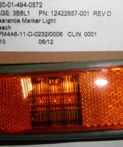 New, 6220-01-494-0572, LED Clearance Light, LED Marker Light, 12422657-001, TACOM HMEE, FMTV, HIMARS,12422657-001 REV D, R1B5