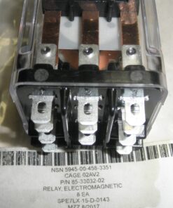 New, 5945-00-458-3351, Relay, 30kW electromagnetic relay, TQG relay, 88-21085, 85-33032-02, KUP14D1524VDC, 889109, 1459A23H03, 4006006, L1B3