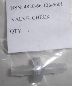 New, 4820-66-128-5601, Check Valve, 8942493171, 382499, TQG, Tactical Quiet Family Generator, 3kW, 10kW, 15kW, 4820-01-262-7502, WRD11