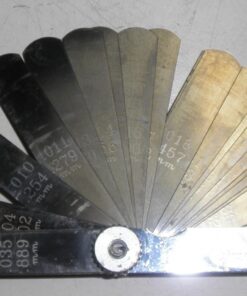 No Box, Surplus 161D, Gear Wrench 161D, 32-Blade Feeler Gauge Set, 5210-01-368-4549, NOS, No Box Surplus, some are engraved, light oxidation may be present