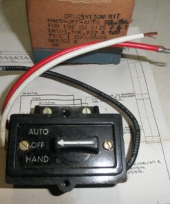 CR105X130N, GE Control, GE Rotary Switch, GE Selector Switch Kit, USA, 5930-00-262-5975, Hand-Off -Auto Selector Switch, Made in USA, NOS, L1C8