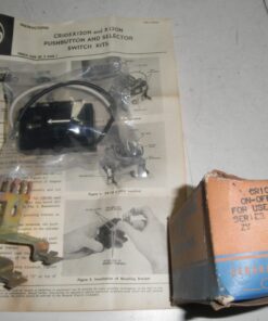 CR105X130P, GE Control, GE Rotary Switch, GE Selector Switch Kit, USA, On-Off Selector Switch, Made in USA, NOS, L1C5