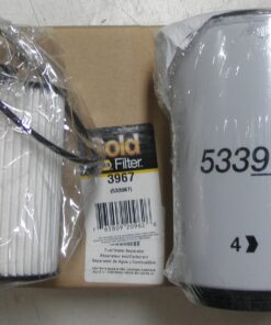 Brand new, 3967, 3967 NAPA Gold Fuel Filter, 3967 Service Kit, 33967, 533967, 1877516C1, 1876533C93, P550823, L8874FK, 86967, 765809209626, Filter kit,  Made in USA, IHC/NAVISTAR TRUCKS 3000 SERIES,  2008 - 2009 V8 6.4L, 389 CID,  IHC Maxxforce 7 (6.4L) Engine Fuel Filter Kit Contains: 2 Fuel filters (1) spin-on & (1) cartridge - sold together as one unit - not sold separately, Fuel Water Separator, EWS1A