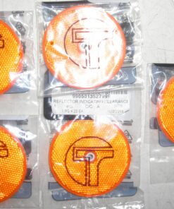 NEW, Pack of 5, 3" Reflector, Qty 5 Amber Reflector, 3" Truck-Lite, 98006Y, 9905-01-352-7999, 3" Reflector Center Mount, Trucklite, Pack of 5 98006Y, AMBER, Reflector; Indicating; Clearance, L2C6
