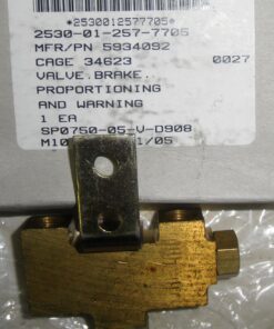 Brand New, 2530-01-257-7705, AM General 5934092, Valve; Brake; Proportioning And Warning, M35A2 brake valve, M35A3 brake valve, Made in USA, 5934092, L1B8