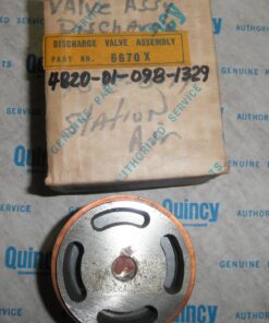 New Old Stock, light surface rust; needs cleaning before use, 4820-01-098-1329, 6670X, 010981329, Quincy Discharge Valve HIPACS, LOPACS, DLSS, Model 5120, 70-C-0079, STA Air, Colt Industries, Coltec, R2B3