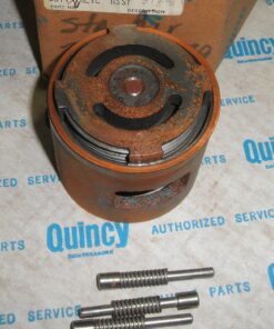 New Old Stock, light surface rust; needs cleaning before use; Springs and pins are included, 4310-00-258-7678, 6671XU, 002587678, Quincy Intake Valve, Quincy Suction Valve, HIPACS, LOPACS, DLSS, Model 5120, 70-C-0079, STA Air, Colt Industries, Coltec, 4310-01-641-8681, L3C4