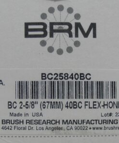 New, 2-5/8" Flex-Hone, BC25840BC, Boron Carbide Hone, 67mm Flex Hone, 40BC, BRM, Made in USA, BC25840, NBCD2 