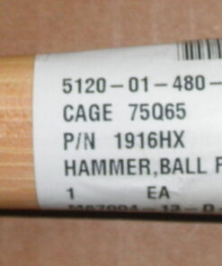 Brand New, 32oz Ball Peen Hammer, 5120-01-480-0638, 1916HX, 0249122, 32oz Forged Steel Head; Hickory Handle; Beveled Ball Peen Hammer, Fastenal Ball Pein Hammer, Rock River Hammer, 662956126366, 014800638,   MTVR MK28C, FMTV, M1070, HEMTT, HET, MTVR, MTVR MK29, 7-Ton Truck, L2C6