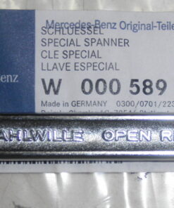 W000589510300, 10mm 12mm Flare Line Wrench, Made in Germany, 000589510300, 5120-01-243-5344, Special Spanner, Stahlwille, Line Wrench, Offener Ringschluessel, HMMH, Daimler Benz, Mercedes, FLU419, Unimog, Unimog 419, OM314, OM326, OM327, OM360, OM346, OM355, OM400, OM352, GTBD15