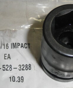 New Old Stock; unused; light oxidation is present. 15/16 Impact Socket, 3/4 Drive; 6Pt. Impact socket, Williams USA 6-630A, 5130-01-528-3288, 3471931, WCD6U