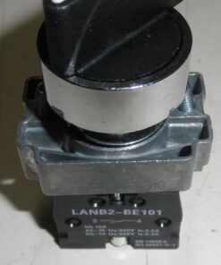 New, 2 Position N.O. On/Off Selector Switch w/ Knob, LANB2-BE101, 60947-5-1, 14048.5, Non-Illuminated Rotary Switch, WRD16