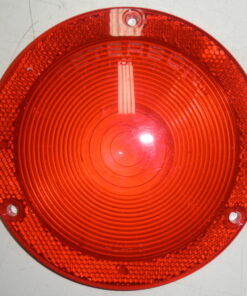 NOS, 424-15 Lens, 6220-00-090-1310, Peterson 424-15R, 5-1/8" Red Lens, Fits Chrysler 3420599, 9034, 90342, Fits 1961-1971 D100 D200 W100, 3420599, 2808988, Dietz 77.70204, 7770204, Stimsonite 702H, STAIA-60, PRS2N