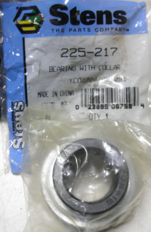 New Old Stock in original package, Stens 225-217, 225-217, 225-217 Spindle Bearing w/ Collar, 120081, 586609R92, 60069C91, IH60071C91, IH455102R22, C6D5