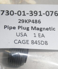 29KP486, 4730-01-391-0769, Magnetic Drain Plug, Magnetic Pipe Plug, 013910769, FMTV magnetic plug, M1117 plug, XM1117 plug, WRD15