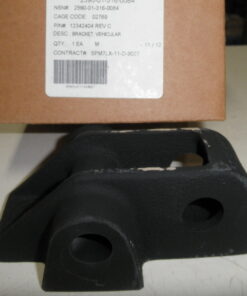 New in Box, 2590-01-316-0084, Hummer Towing Bracket, 12342404 REV C, replaces 2540-01-185-6710, 12342404, SPM7LX11D9027, Humvee, M998, HMMWV, HMMWV M998 FRONT BUMPER LIFT SHACKLE, R1A8