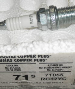 New, QTY 24 RC12YC, Champion Copper Plus Spark Plug, BOX 24, RC12YC, 491055, 1213202S, 2513212S, 2920-01-382-7975, 037551710553, Made in USA, 71055, 71S, Champion Service Shop Pack, L1C7