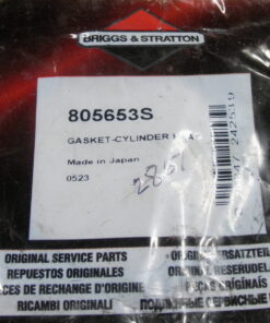 New 805653S, 805653S Head Gasket, Genuine Briggs & Stratton, Gasket-Cylinder Head, Made in Japan, 024847242539, C6D2