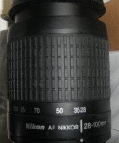 Used, Nikon 28-100mm Lens, AF NIKKOR, f/1:35-5.6G, TIFFEN® 62mm UV Protector, L1C3
