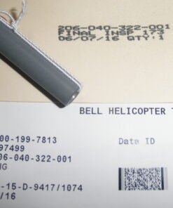 NEW, Bell 206-040-322-001, 206040322001 Bushing, 3120-00-199-7813, 206-040-322-1, 20604022001, 2060403221, 001997813, OH58, OH58A, OH58C, Bell 206, SPE4AX15D9417/1074, SPE4AX15D9417/0960, SPE4AX17D9410/0544, C6D8
