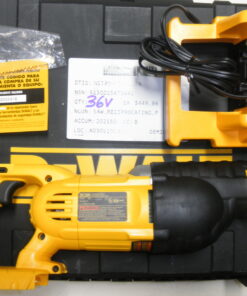 New Old Stock; never used; NO BATTERY, Dewalt 36V Reciprocating Saw, DC305, DC9000 Charger, with Case, NO BATTERY, 5130-01-547-5641, $449.86, PRS1W