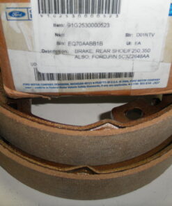 New Pair Brake Shoes Ford 8C3Z2648A,  Qty. 2 5C3Z2648AA, 2530-01-568-3843, 2 shoes, R1C9