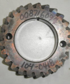 3020-00-871-6094, MEP-003A Gear; Helical, Onan 104-0418, Onan Crankshaft Gear, 104B418, MEP003A, PU669AG, PU286G, MIL-G-52889/2, 3020-01-116-6305, NOS; removed during new engine part-out; a few light scratches, WRD4