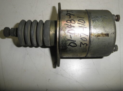 NOS; removed from new engine during part-out, 5945-01-048-9774, Onan Engine Stop Solenoid, Onan 307-1101, SA163724 MEP003A, PU669AG, MEP813A, C6D6