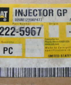 NEW Genuine CAT 222-5967, Caterpillar 2225967, 2910-01-470-6177, Injector Assembly; Fuel FMTV; LMTV, 1734566, 1739267, R1C9