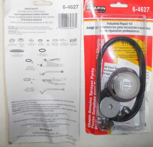 NOS, Verified Complete, Chapin Sprayer Repair Kit 6-4627, Made in USA, 64627, 6-4627 Industrial Repair Kit, 02883646271, L1B11