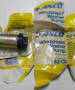 New Old Stock, ANCO 62-01, NOS Windshield Washer Pump with Clip and Instructions, EOAZ17664A, EOPF17D443AA, C9AZ17664A, 89001117, WRD10