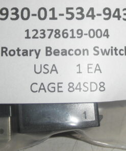 New, 5930-01-584-9431, FMTV Rotary Beacon Switch, 12378619-004, Amber FMTV Beacon Rocker Switch, WRD15